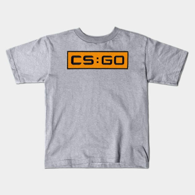 Counter striker global offensive logo Kids T-Shirt by cristianvan